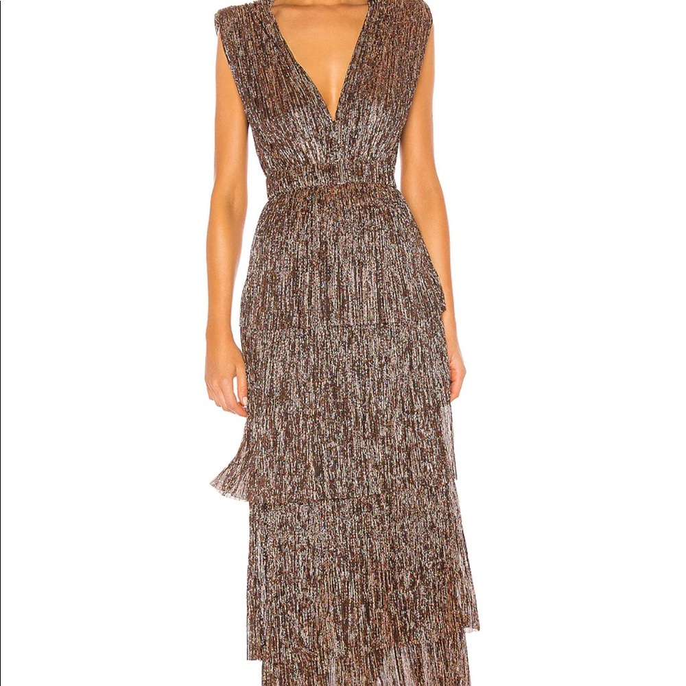 Beautiful Bronze Sabina Musayev Skylar Gown, size S - pls read description